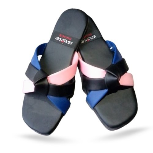 Vibrant Multi-Color Slippers